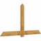 Ekena Millwork Eugene Rough Sawn Timber Gable Bracket, Western Red Cedar, 84"W x 45"H x 2"D x 6"F, 13/12 Pitch GBW084X45X0206EUG00RWR - alternate 2